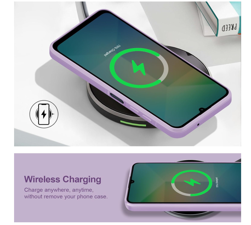 Carcasa Funda Para Samsung A06 5g Silicona Lila-5