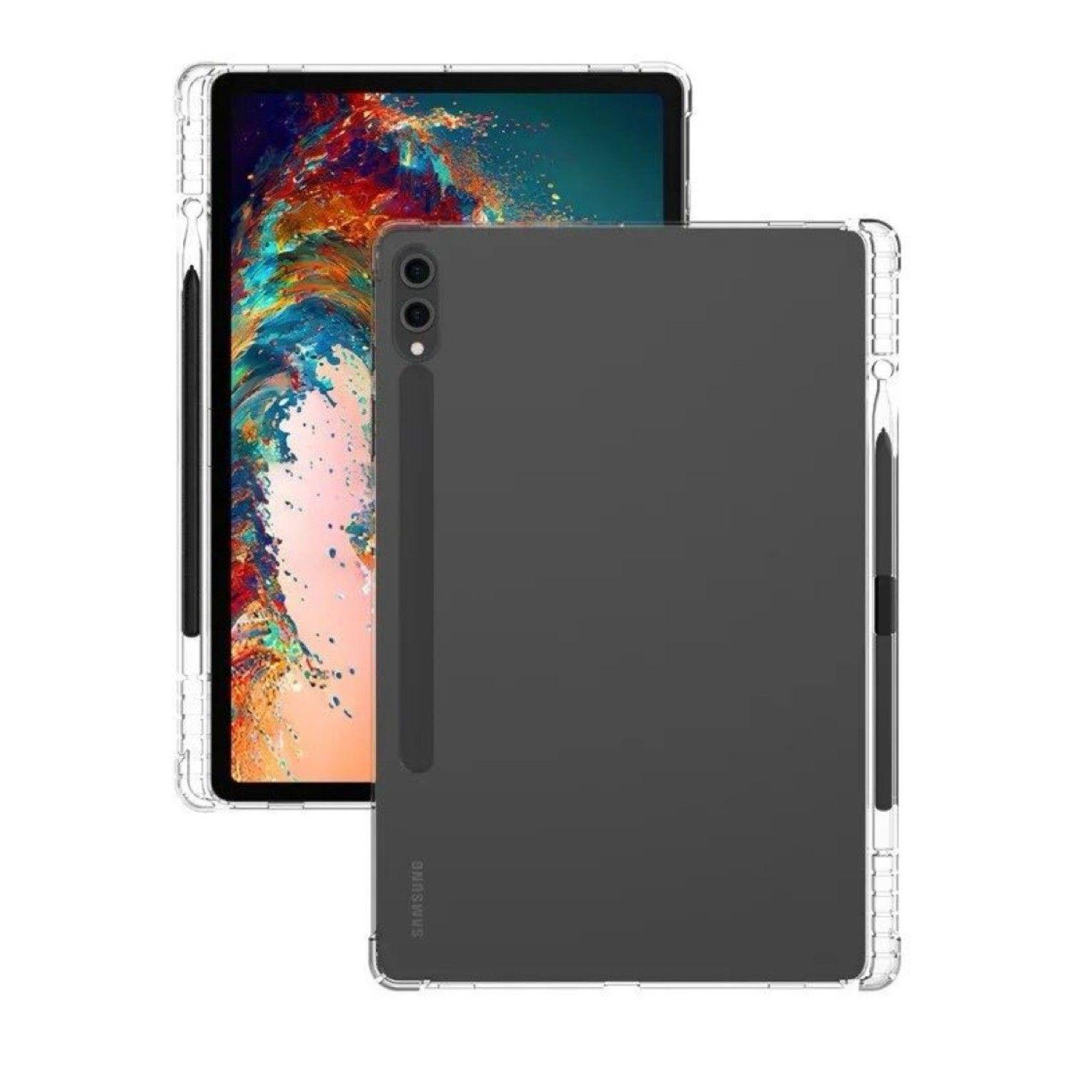 Carcasa Transparente Para Samsung Tab S10 Fe 10.9 Ranura-2