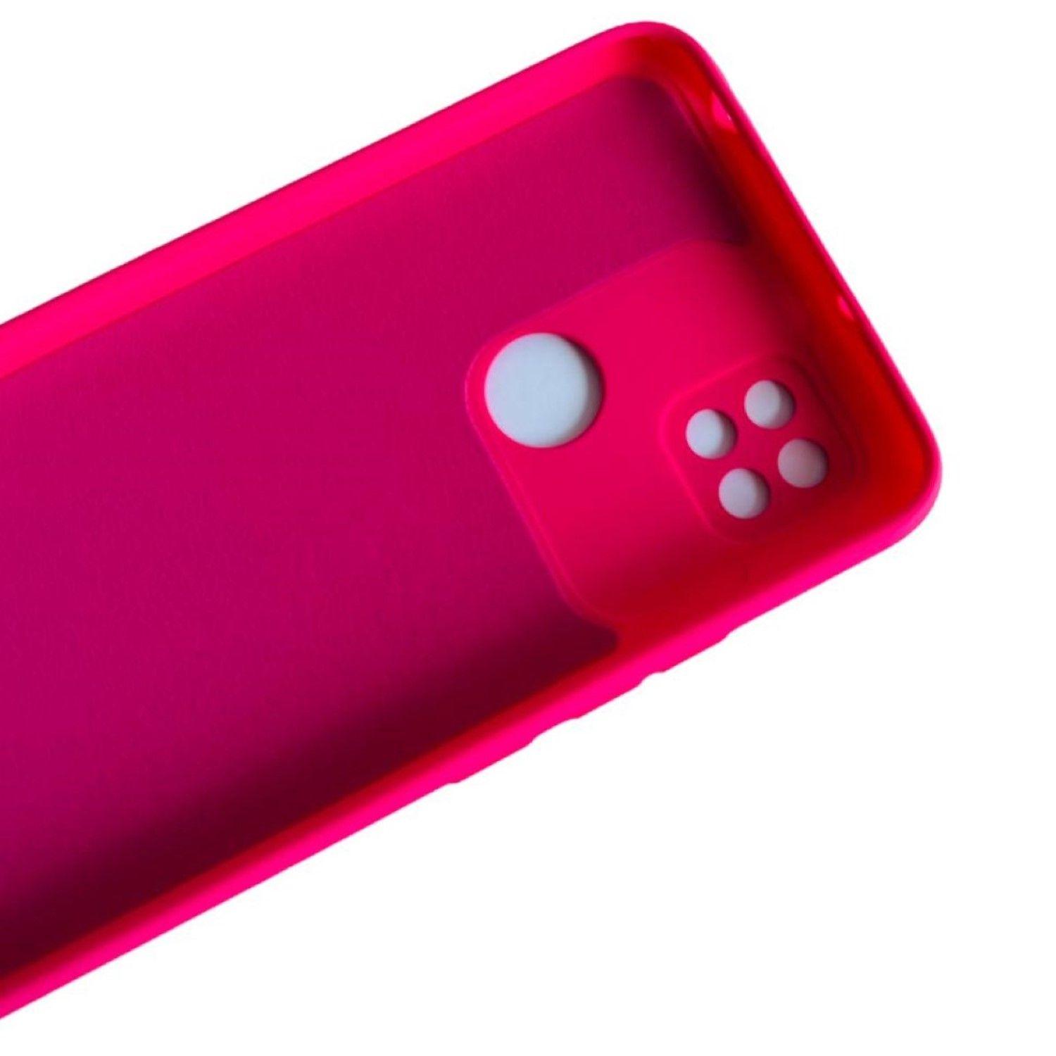 Carcasa Funda Para Xiaomi Redmi 10c Silicona Color Fucsia-2