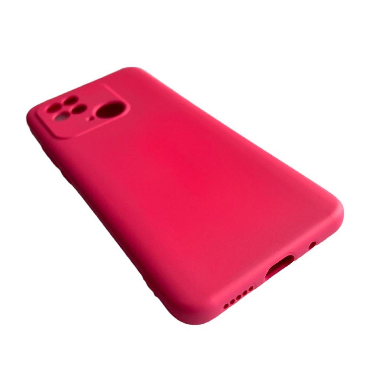 Carcasa Funda Para Xiaomi Redmi 10c Silicona Color Fucsia-4