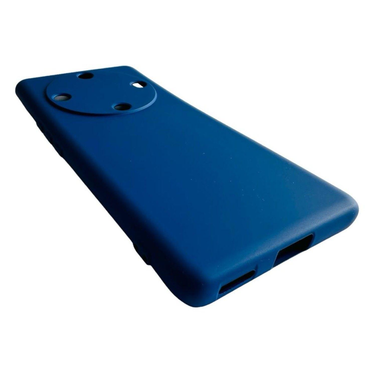 Carcasa Funda Para Honor Magic5 Lite Silicona Azul-2