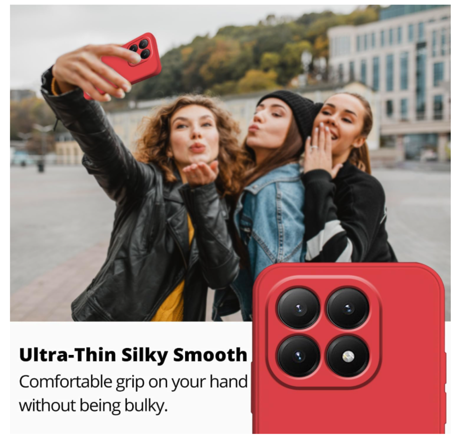 Carcasa Funda Compatible Con Xiaomi 17T Pro 5g Silicona Rojo-7