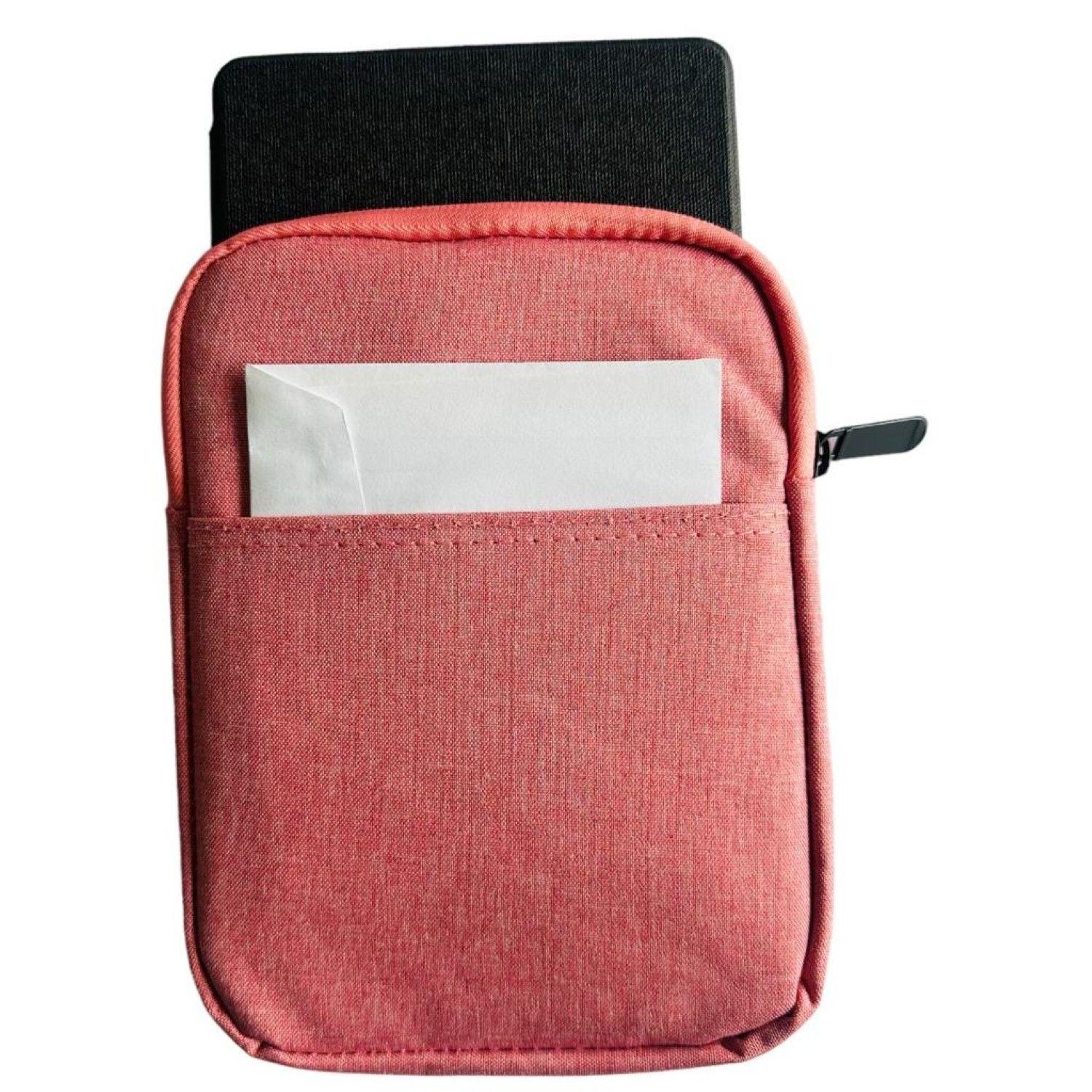 Funda Estuche Para Kindle 6/7 Pulgadas Acolchada Rosado-2
