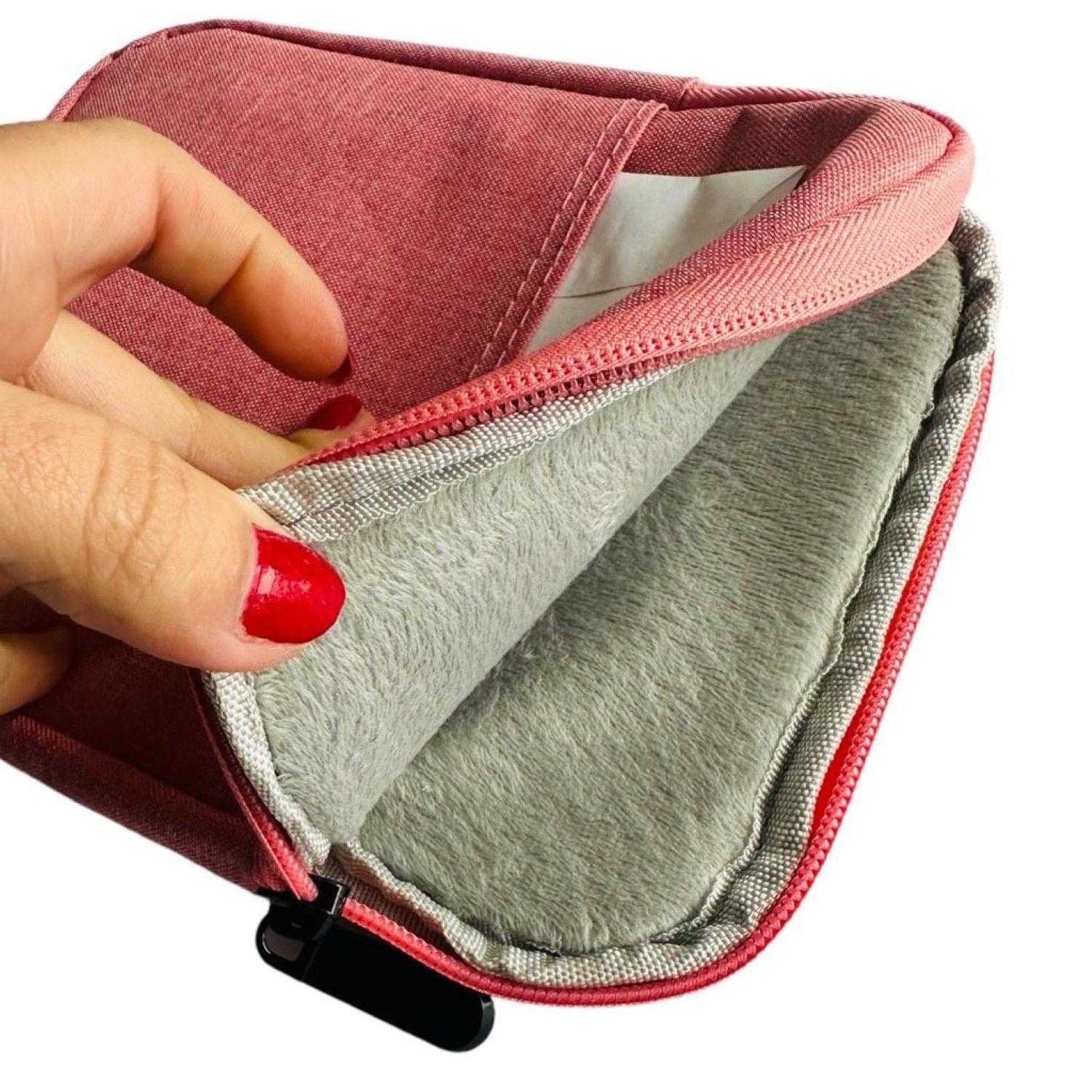 Funda Estuche Para Kindle 6/7 Pulgadas Acolchada Rosado-4