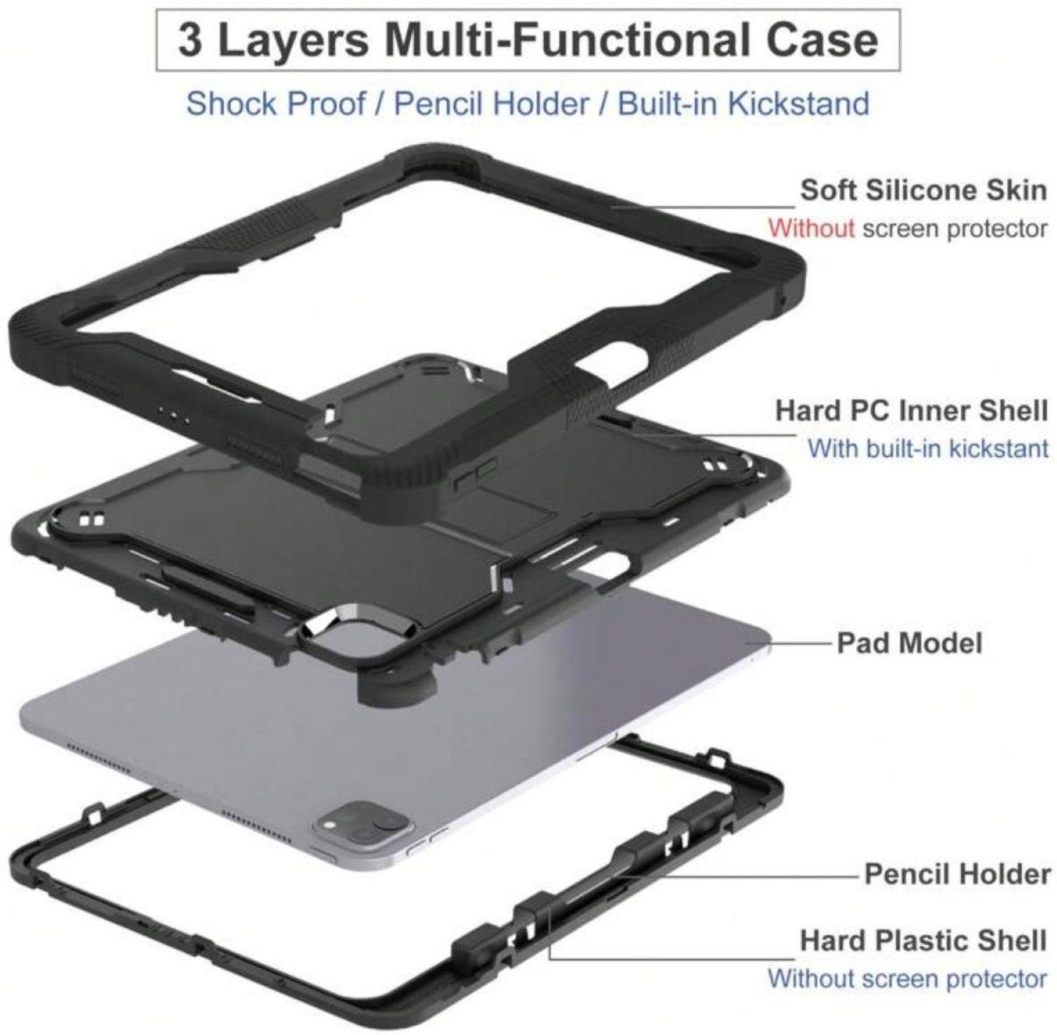 Funda Carcasa Antigolpes 360 Compatible Con iPad A16 11 Gene 11 2025-6