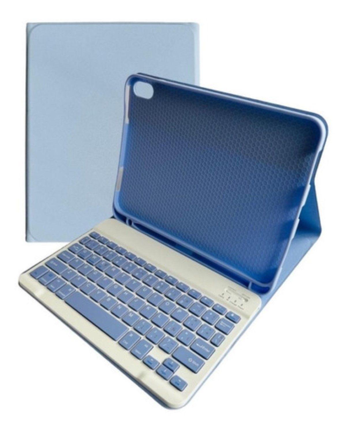 Funda Con Teclado Lila Para iPad 10ma Gen 10.9 En Español-1