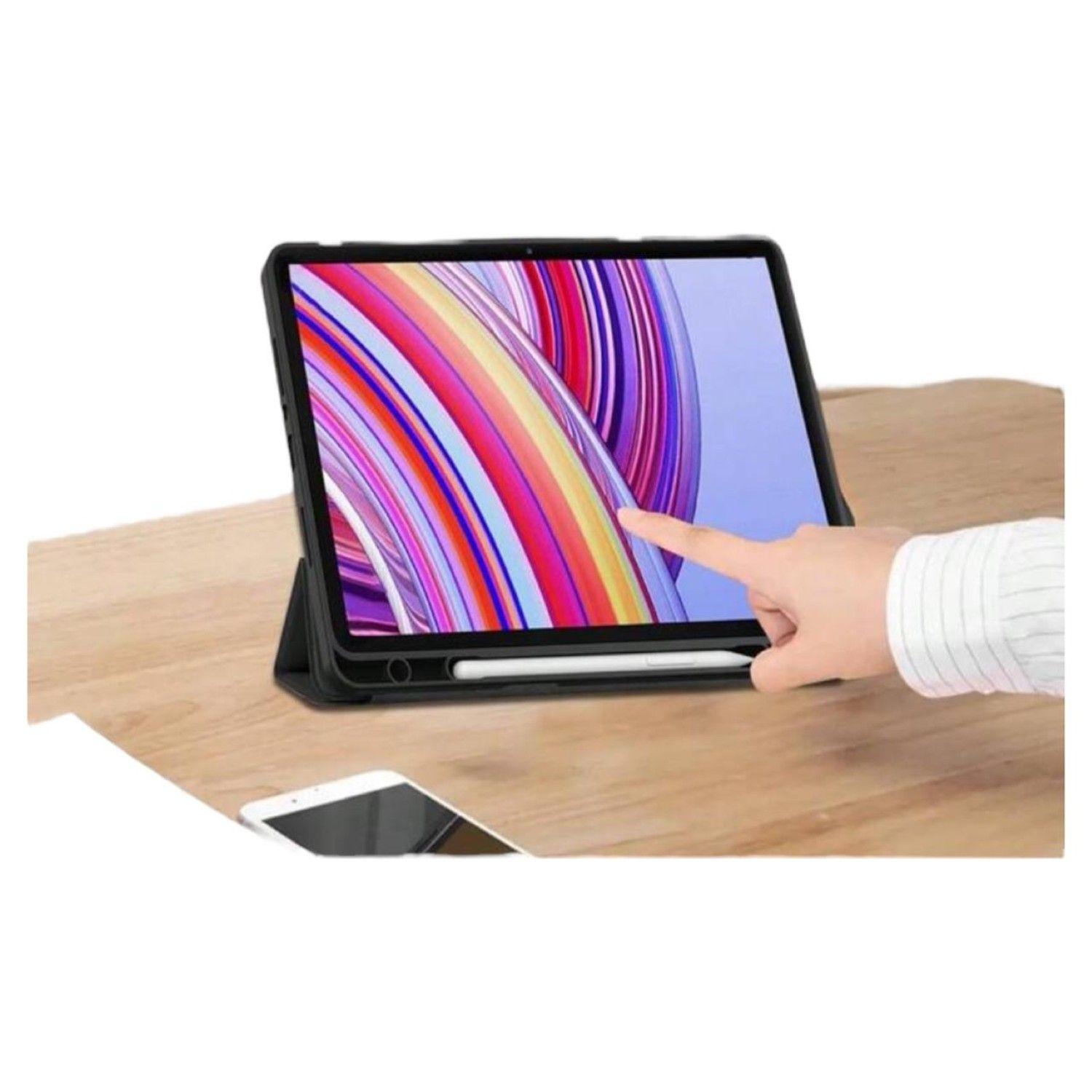 Carcasa Smart Cover Ranura Para Tablet Redmi Pad 2 11 Negro-3