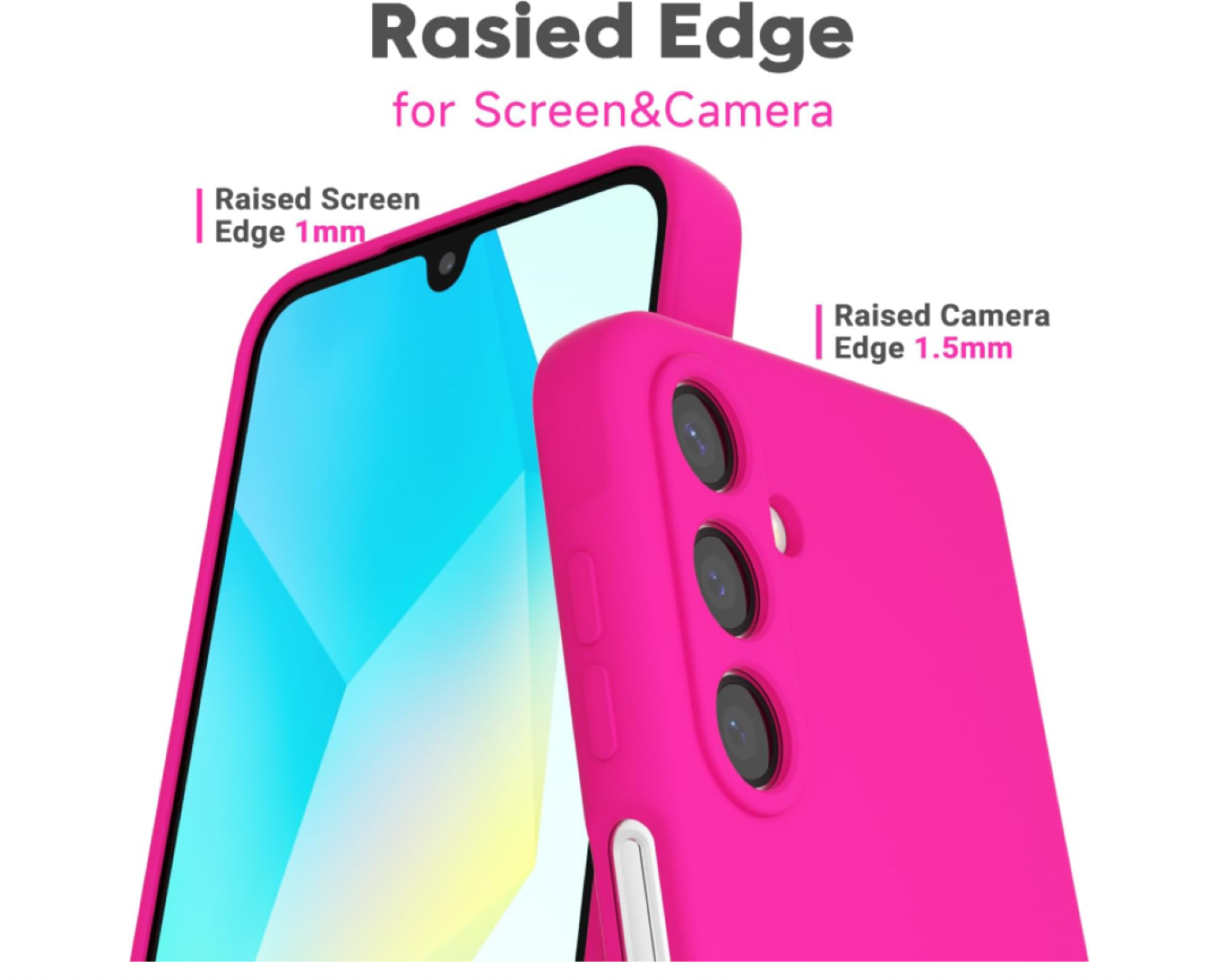 Carcasa Funda Para Samsung A26 5g Silicona Fucsia-2