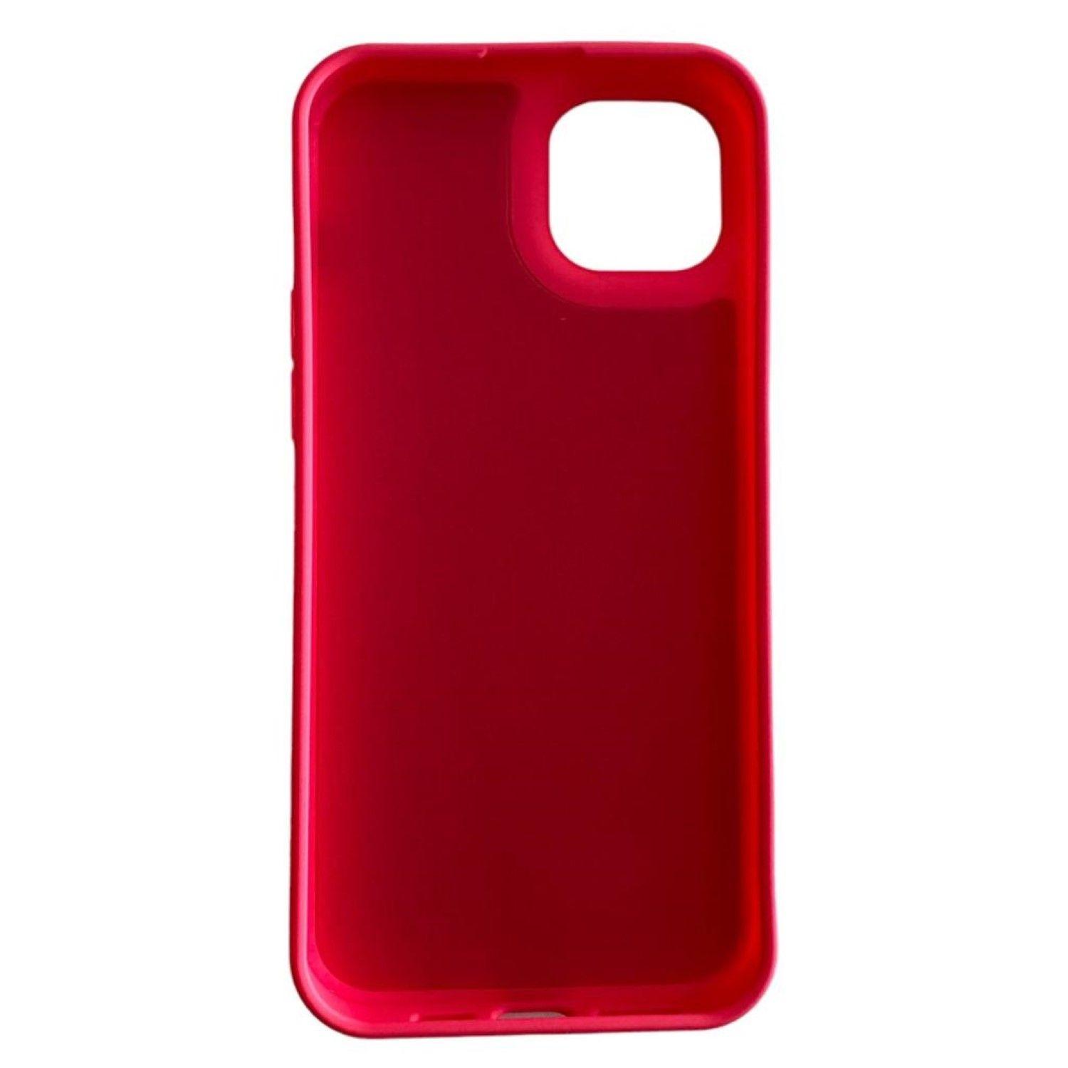 Carcasa Funda Para iPhone 15 Pro Silicona Color Fucsia-2