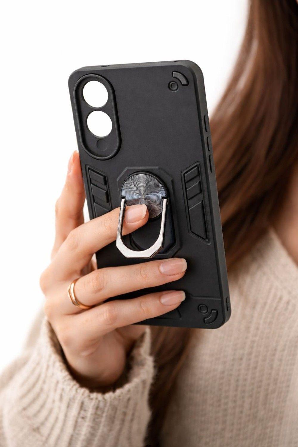 Carcasa Para Samsung S25 Edge Anti Golpes Anillo Negro-2