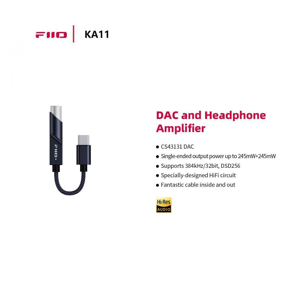 FiiO KA11 Amplificador/DAC versión USB-C-4
