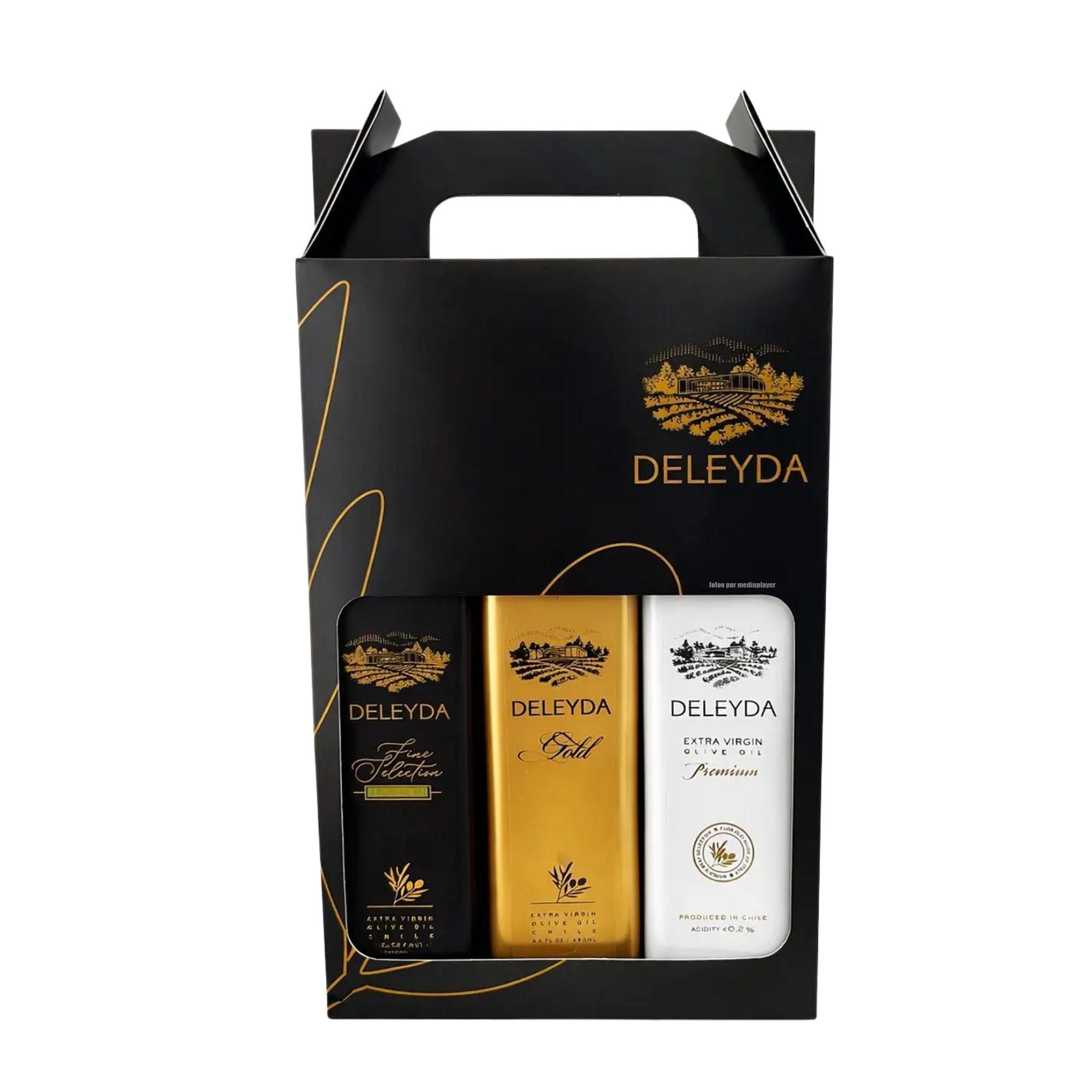  Aceite de Oliva Deleyda Tripack Extra Premium 250 ml (3unid)-0