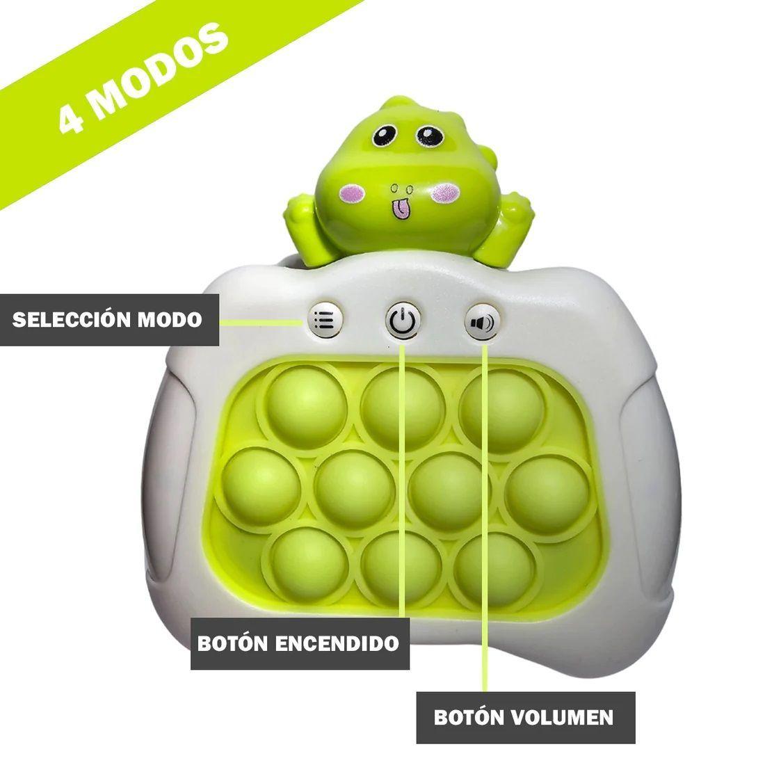 Fidget Pop It Electronico de Dinosaurio Verde-3