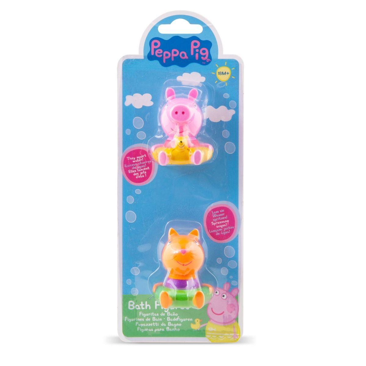 Peppa Pig Figuras De Baño - Peppa Y Candy-0