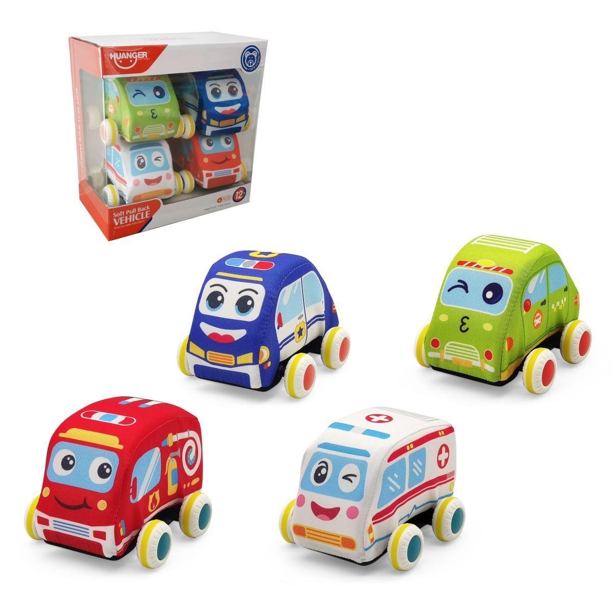 Pack 4 Autitos Soft Pullback-0