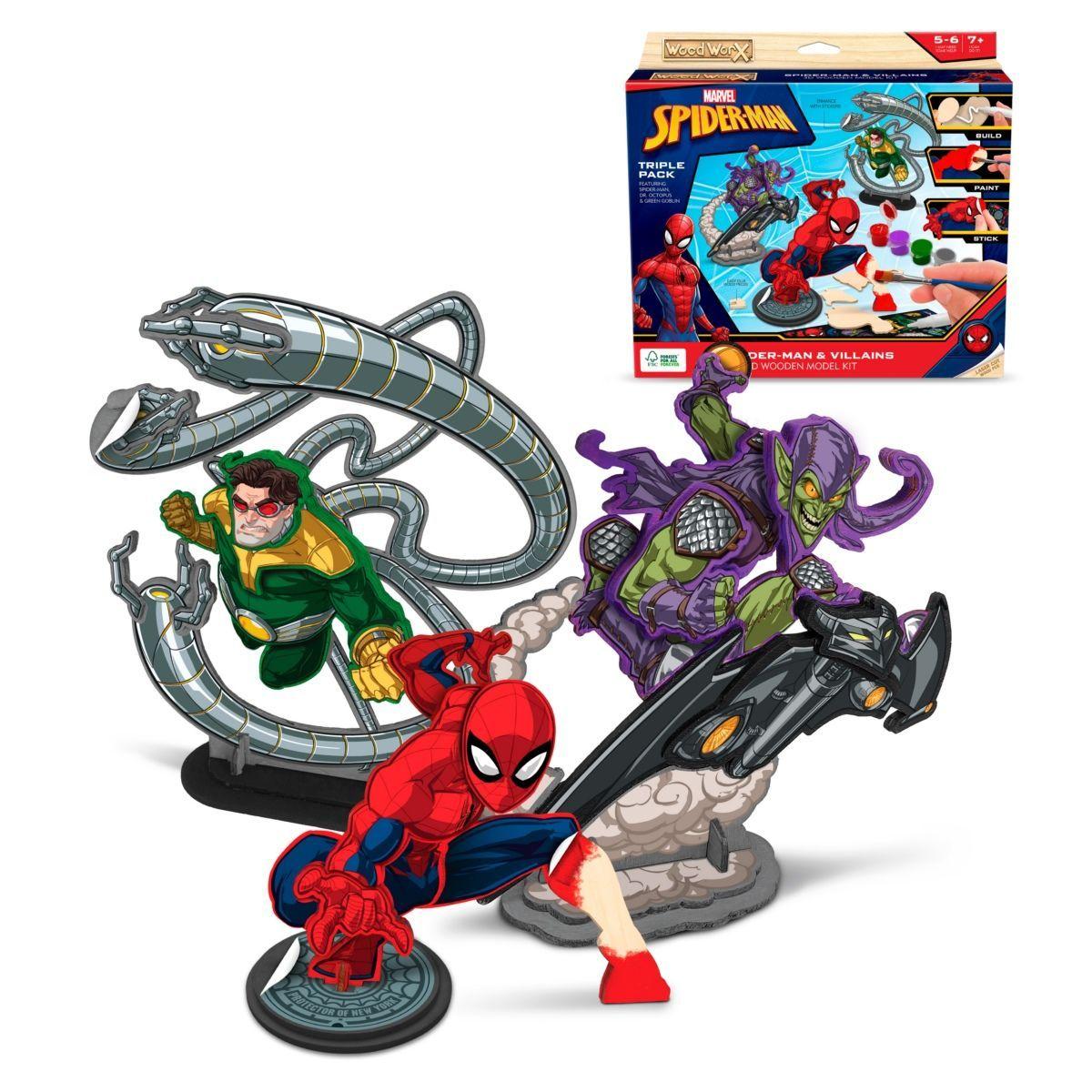 Wood Worx Marvel - Spiderman V/S Villains-0