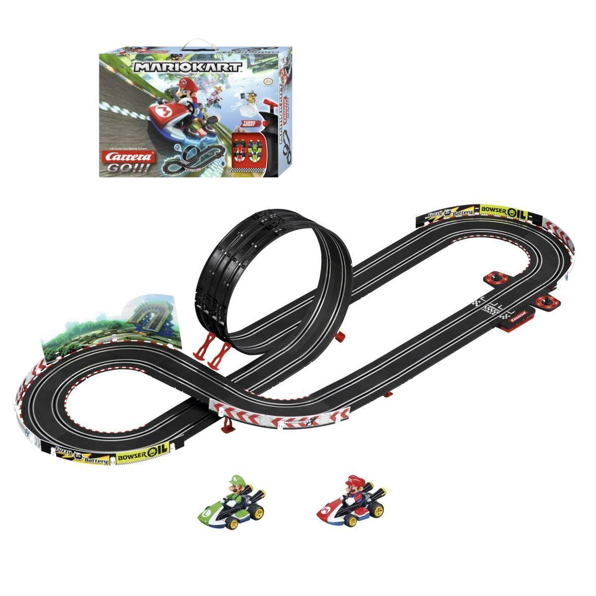 Pista Nintendo Mario Kart De 4,9Mts Y Autos Escala 1:43 Con Contador Vueltas Y Transformador-0