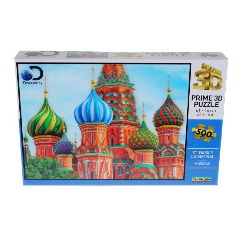 Puzzle 3D De 500 Piezas - Catedral De San Basilio-0