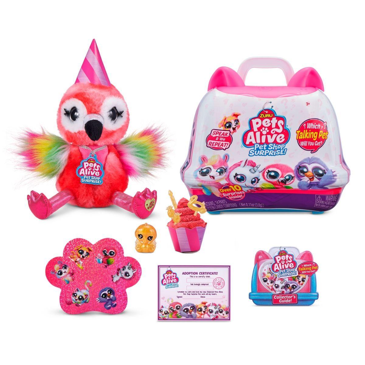 Mascota De Peluche Con Casita Y Accesorios Pet Alive Zuru-0