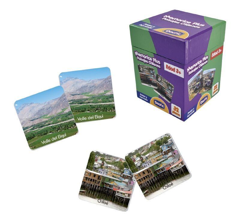 Memorice Plus Paisaje Chile Carton Dactic-0