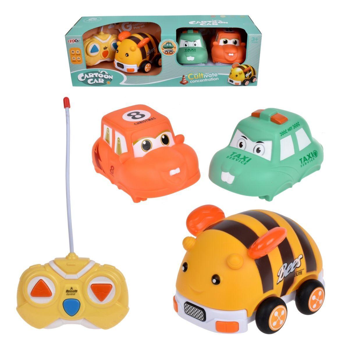 Auto Infantil Radio Controlado Con 3 Carcasas Intercambiables De 12 Cms-0
