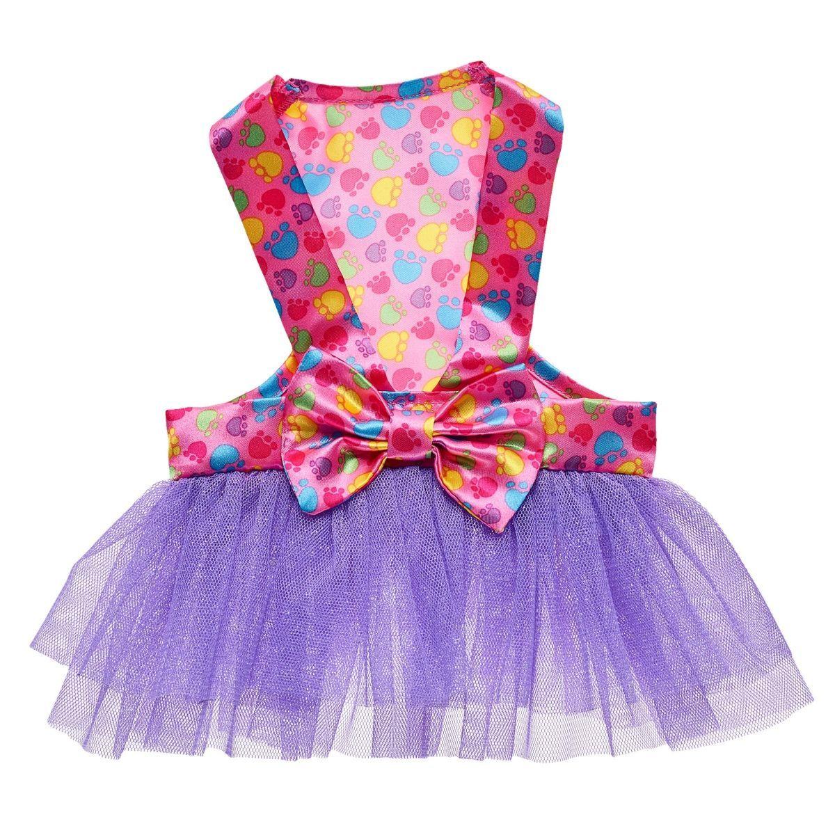 Vestido Promise Pet Fucsia Con Falda Tul Build A Bear-0