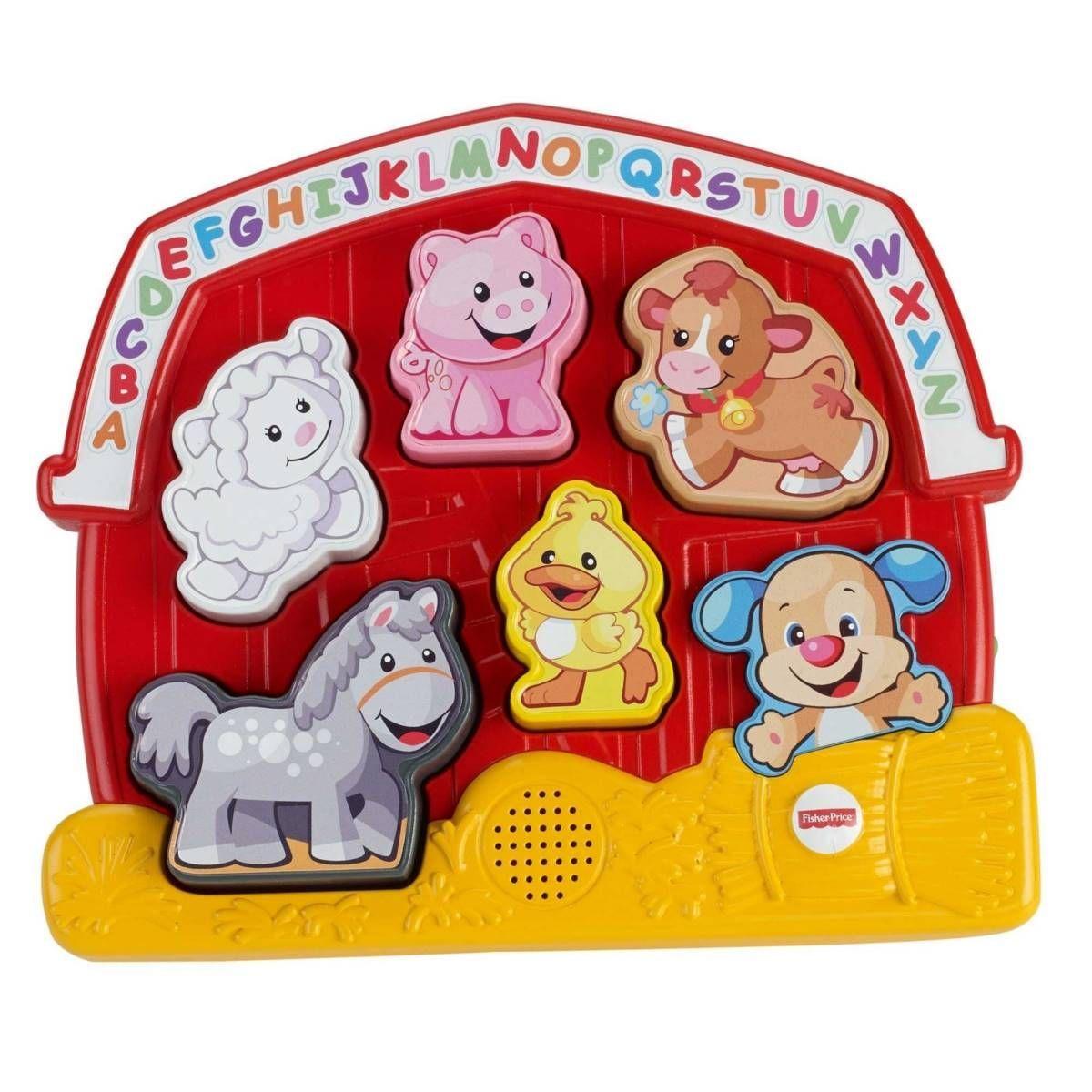 Rompecabezas De Animales Fisher Price - Rojo-0