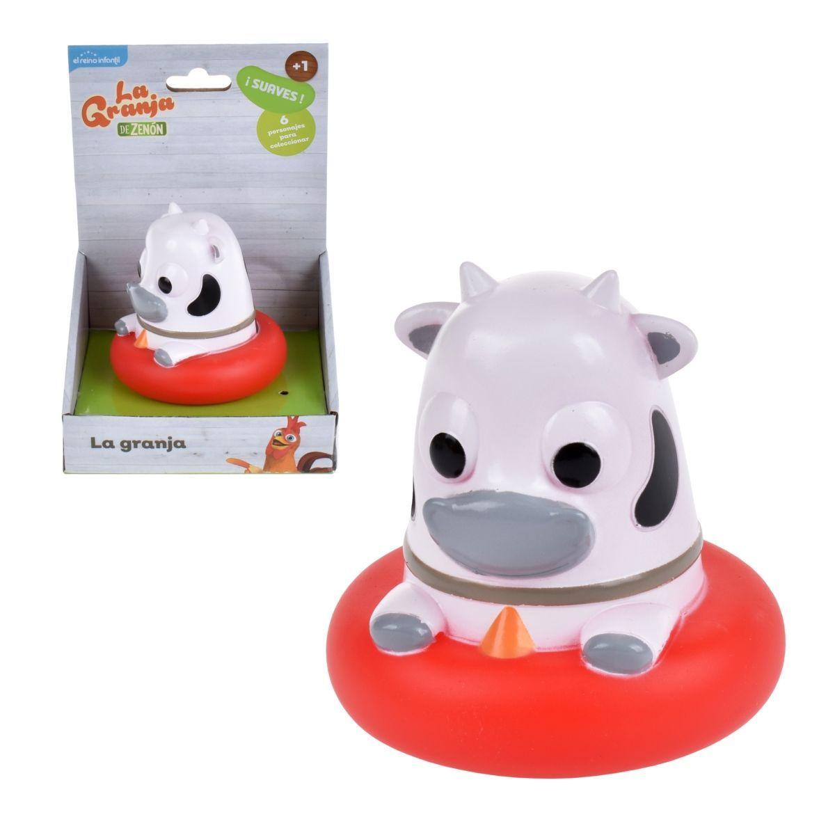 Figura Blandita De 10 Cms La Granja De Zenon - Vaca Lola-0