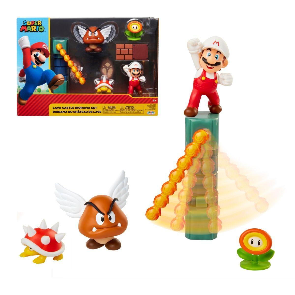 Nintendo Diorama Castillo De Lava-0
