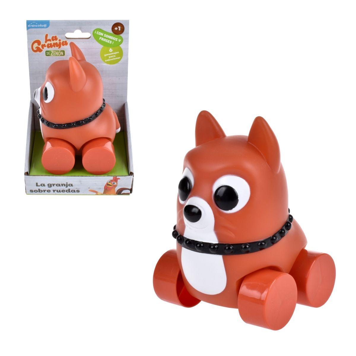 Vehiculo Personaje La Granja De Zenon De 10 Cms Con Sonido - Lobo Beto-0