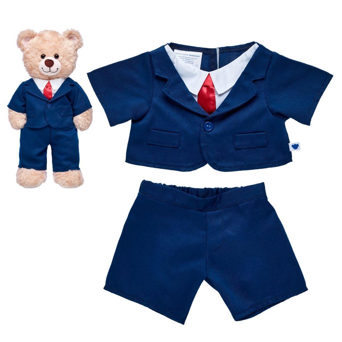 Traje Negocios Azul Build A Bear-0