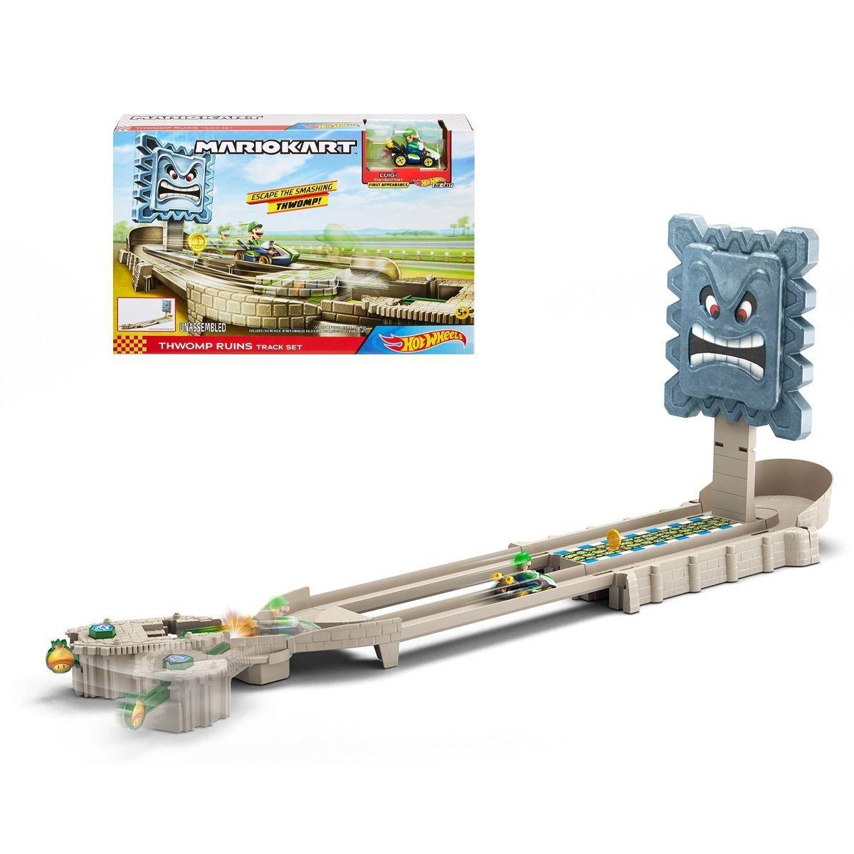 Hot Wheels Mario Kart Pista De Niveles - Luigi-0