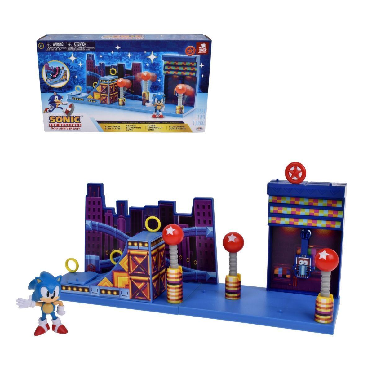 Playset Zona Studiopolis Sonic De 6 Cms-0