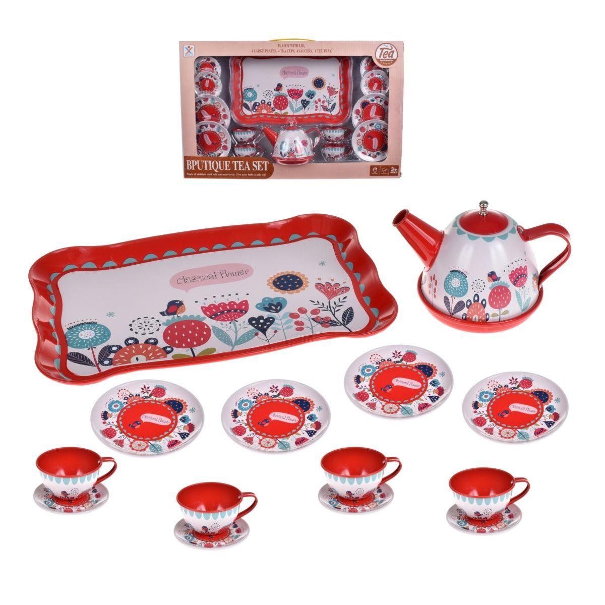 Set De Te Metalico De 14 Piezas-0