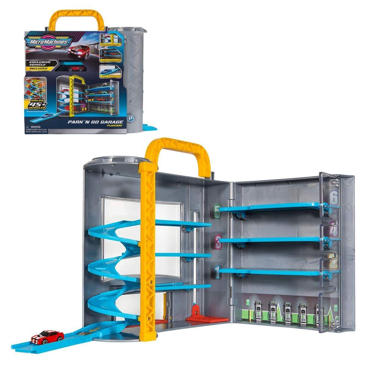 Garage Transformable En Maleta Con Auto Micro Machines-0