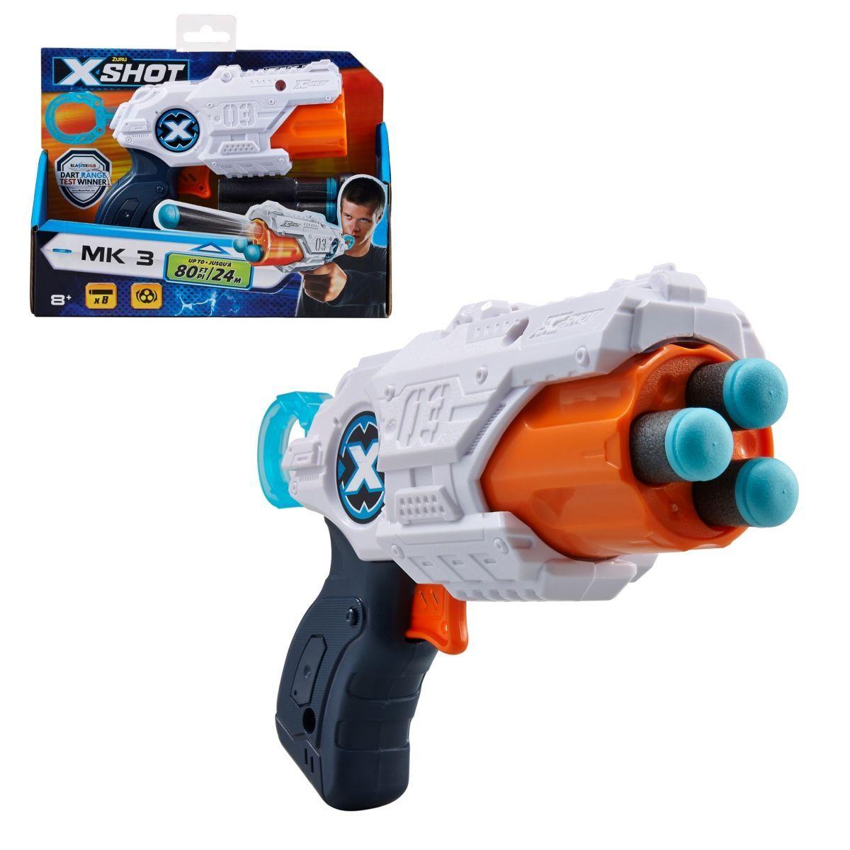 Lanzador Mk3 Con 8 Dardos X-Shot-0