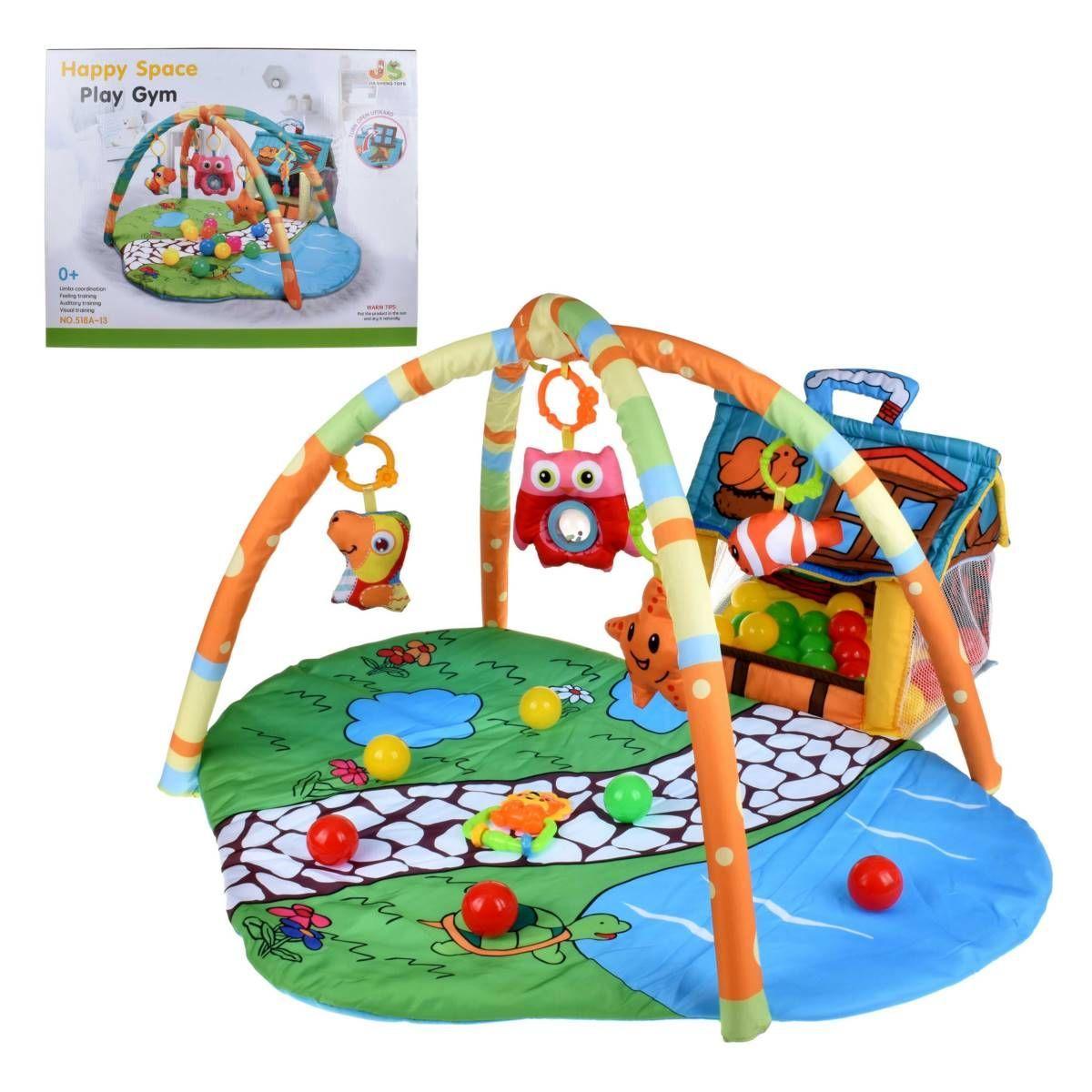 Gimnasio Casa De Campo Con Pelotas Y Sonajeros Plush-0