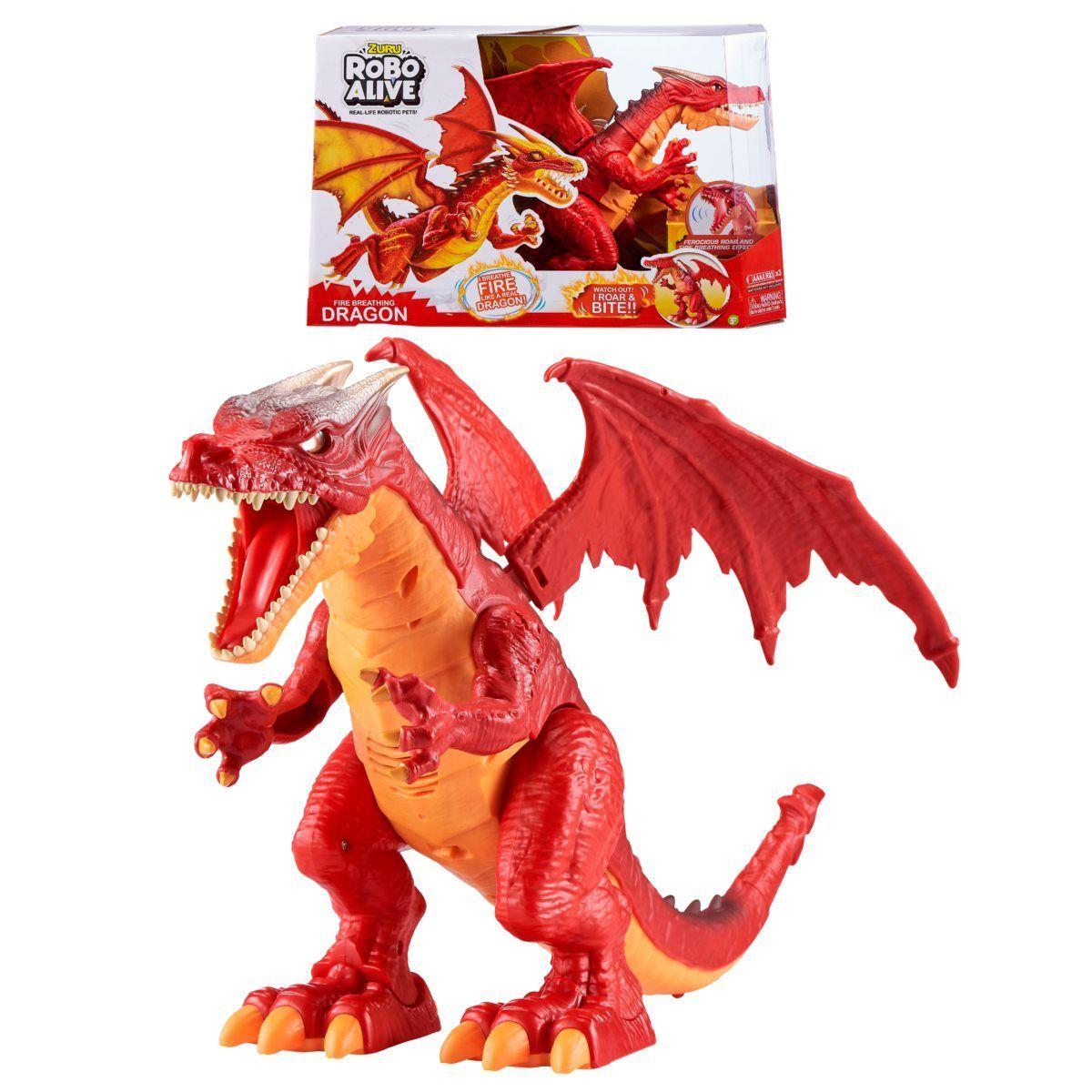 DRAGON ROBO ALIVE ZURU - ROJO-0