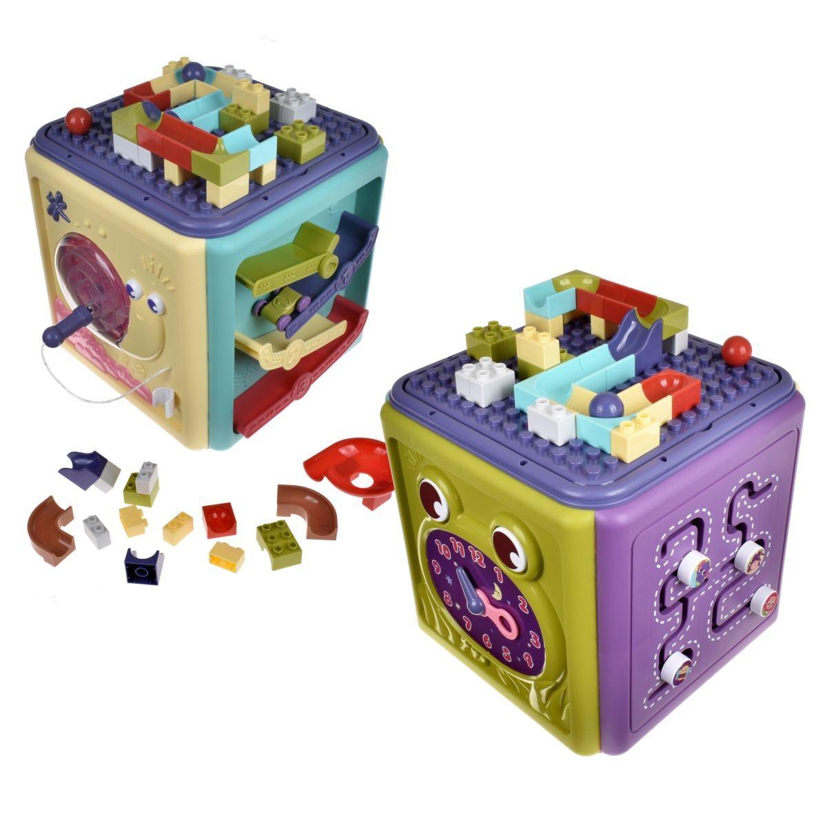 Cubo Didactico De 25X25X25 Cms Con 15 Actividades Y Bloques-0