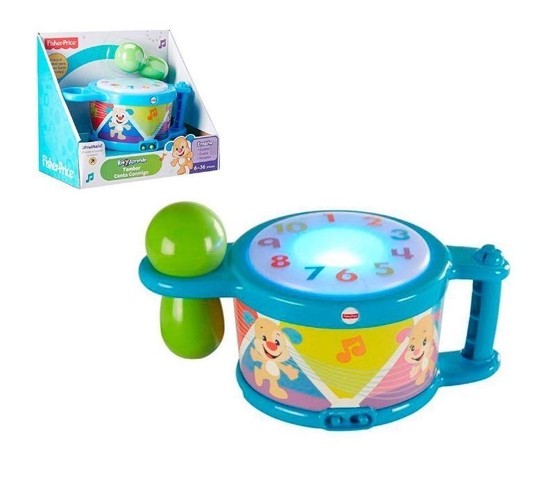 Fisher Price Rie Y Aprende Tambor Canta Conmigo-0