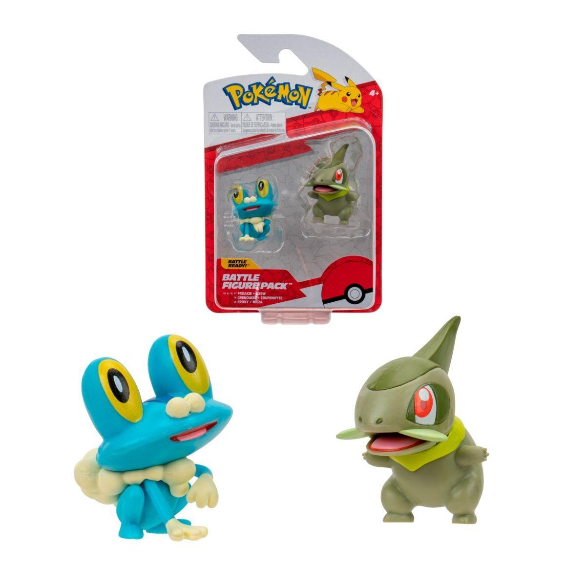 Set 1 O 2 Figuras De 5 A 8 Cm. Pokemon - Axew & Frokie-0