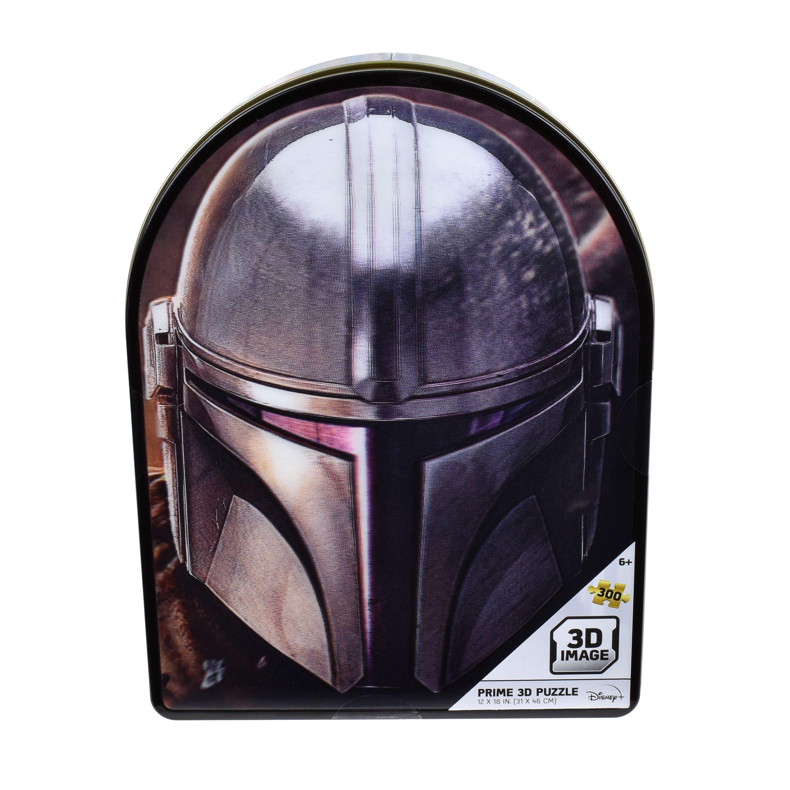 Puzzle 3D De 300 Piezas En Lata Con Forma - Mandalorian-0