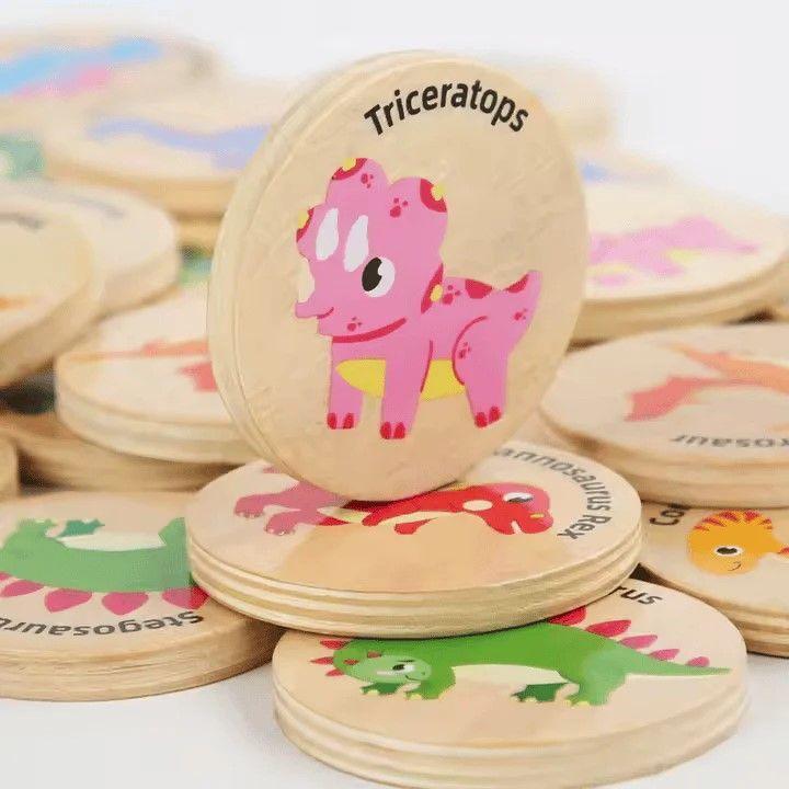 MEMORICE MADERA DINOSAURIO-2