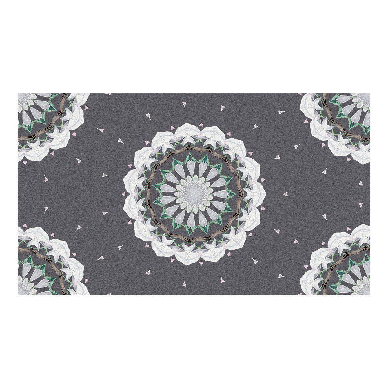 Mosaico Adhesivo Reposicionables para pisos - Diseño alargado en gris-2