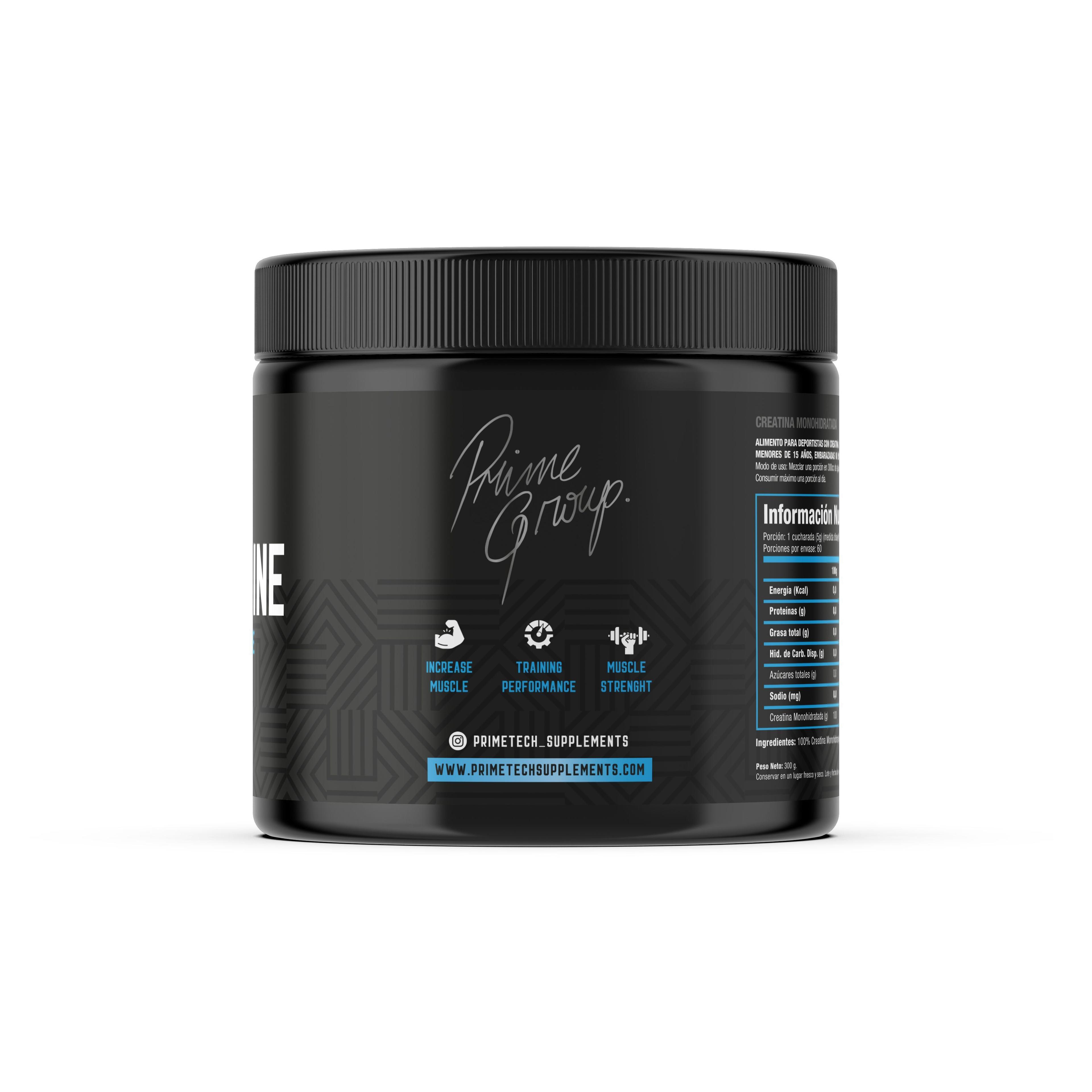 Creatina 100% Monohidratada Primetech 300g - 60Serv-2