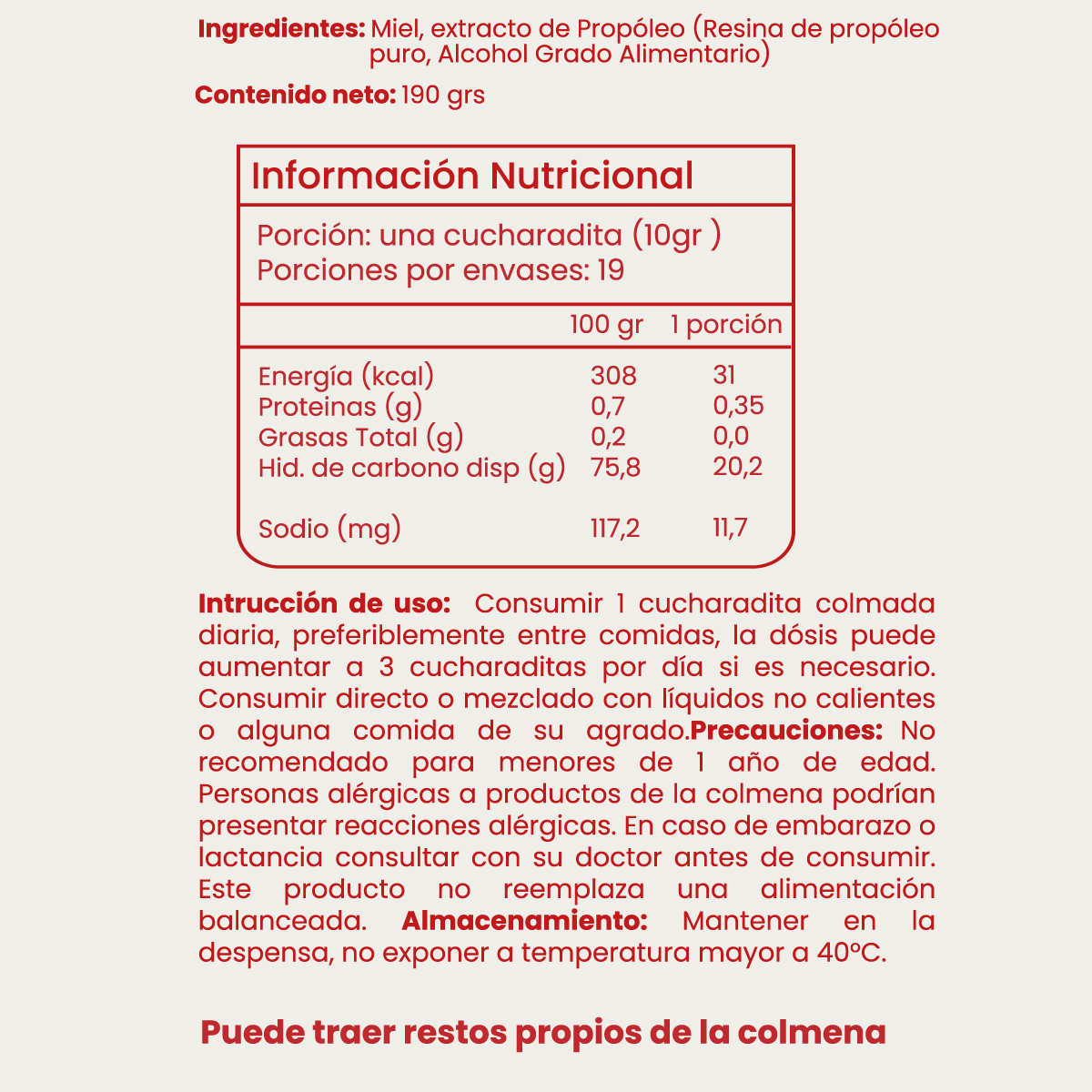 Pack Miel + Polen + Propoleo Apihuel Colmenares-9