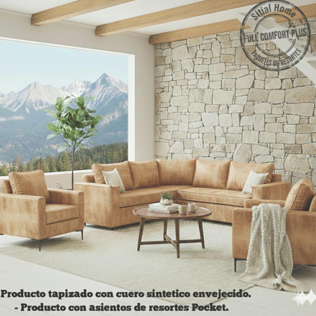 LIVING 311 JACK BEIGE CUERO SINTETICO ENVEJECIDO-3