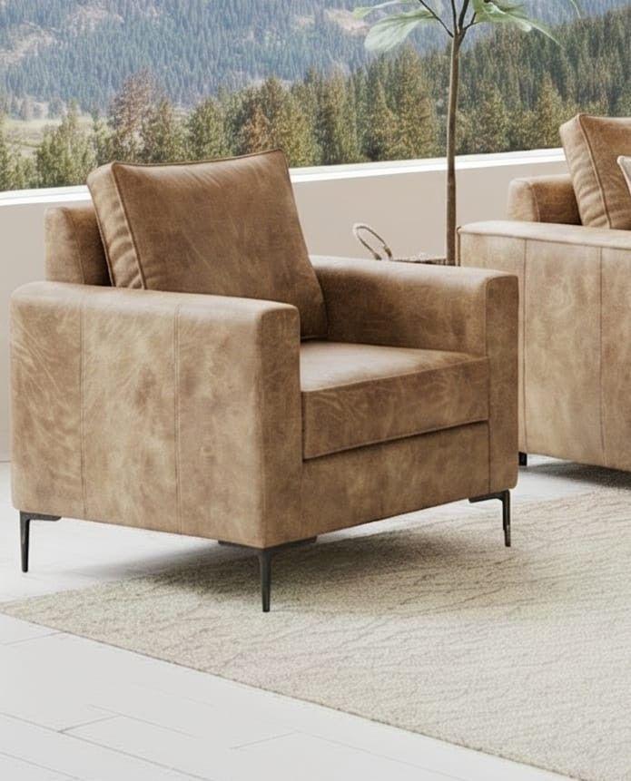 LIVING 311 JACK BEIGE CUERO SINTETICO ENVEJECIDO-2