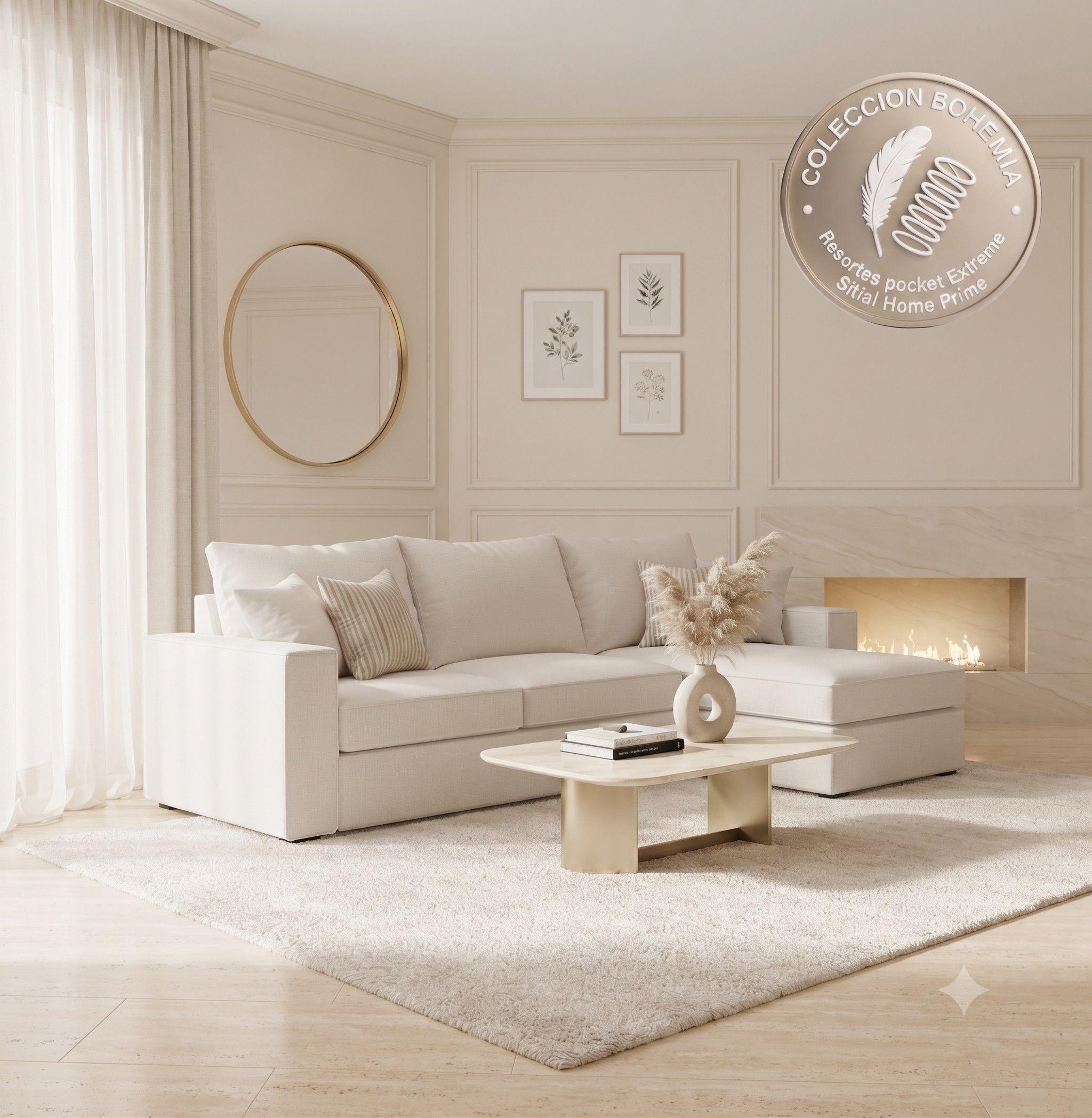 Juego de living  311 Bohemia extreme Blanco-2
