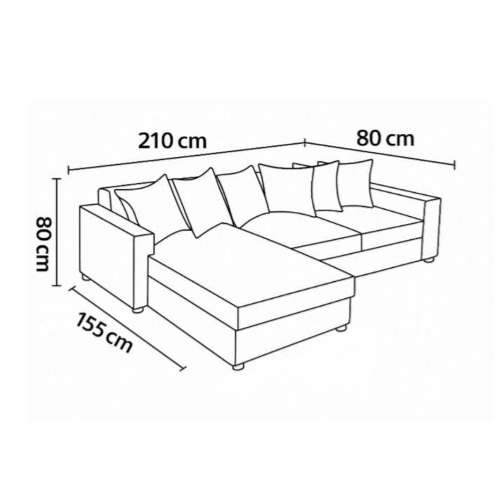 Sofá Intercambiable 5 Cuerpos Baco Blanco Hueso Resorte Pocket     -2
